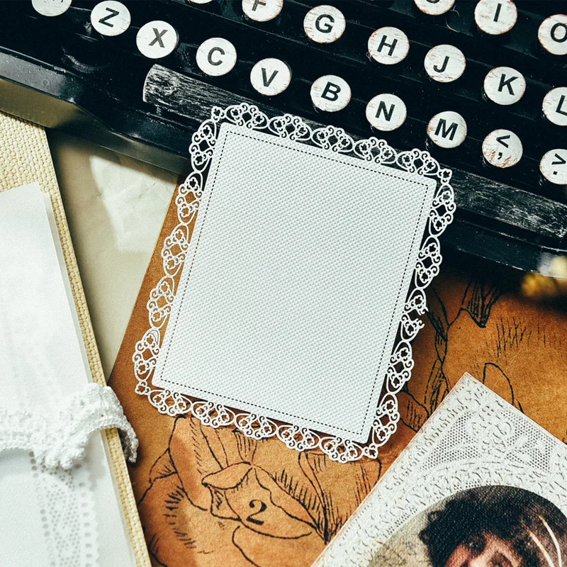 KSCRAFT винтажные элегантные кружевные доильные бумажные дозаторы для DIY карточки
