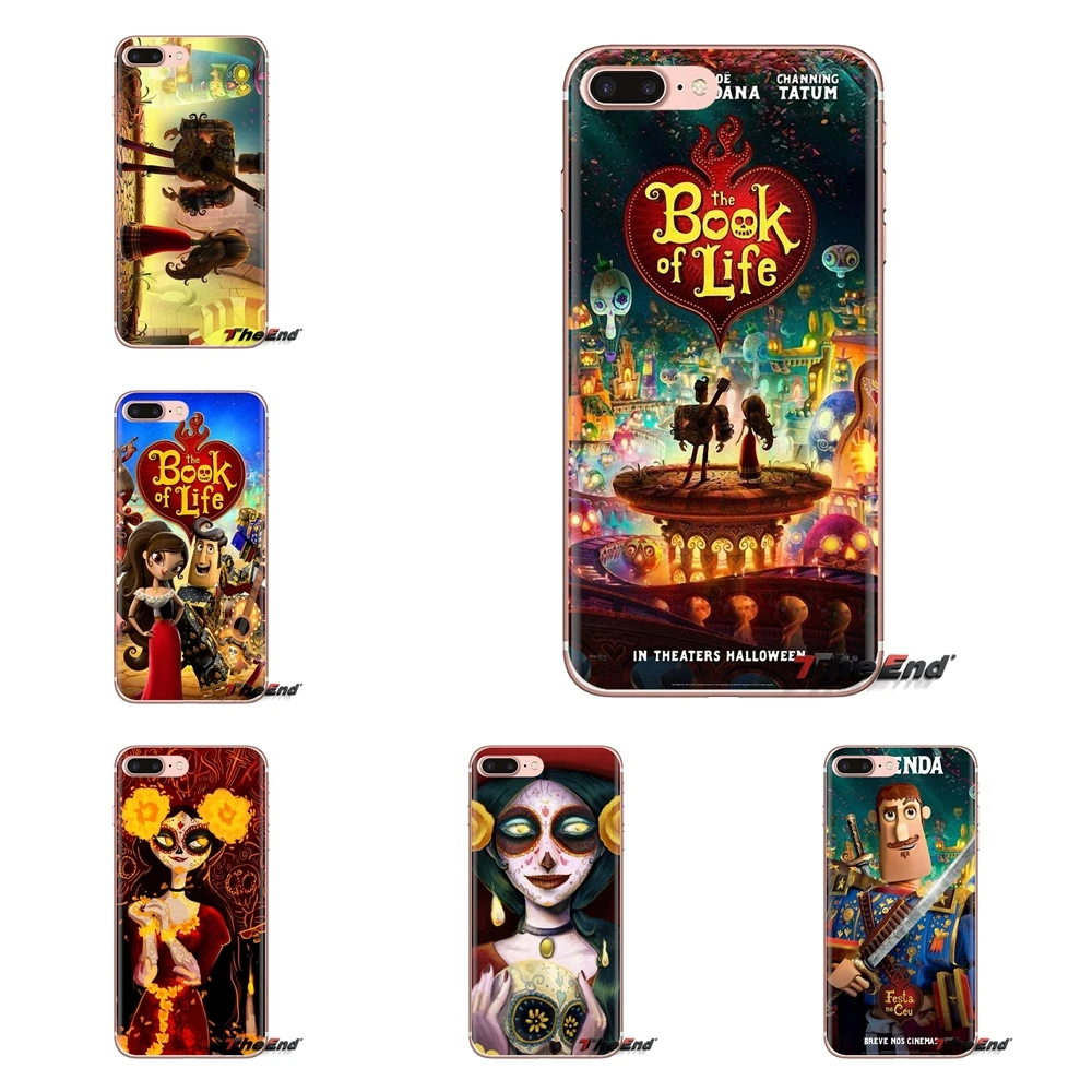 For Sony Xperia Z Z1 Z2 Z3 Z5 compact M2 M4 M5 C4 E3 T3 XA Huawei Mate 7 8 Y3II Silicone Cases Covers The Book of Life Movie Art |
