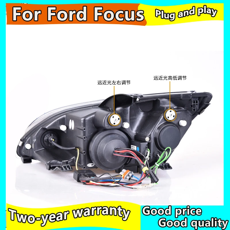 Стайлинга автомобилей головной светильник s 2005-2008 для Ford светодиодная фара Focus