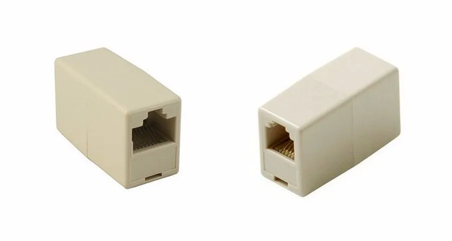 2 шт./лот, высокое качество, разъем RJ45, кабельный разъем, сетевой кабель с двойной головкой, сетевой кабель через соединение cat5e cat6