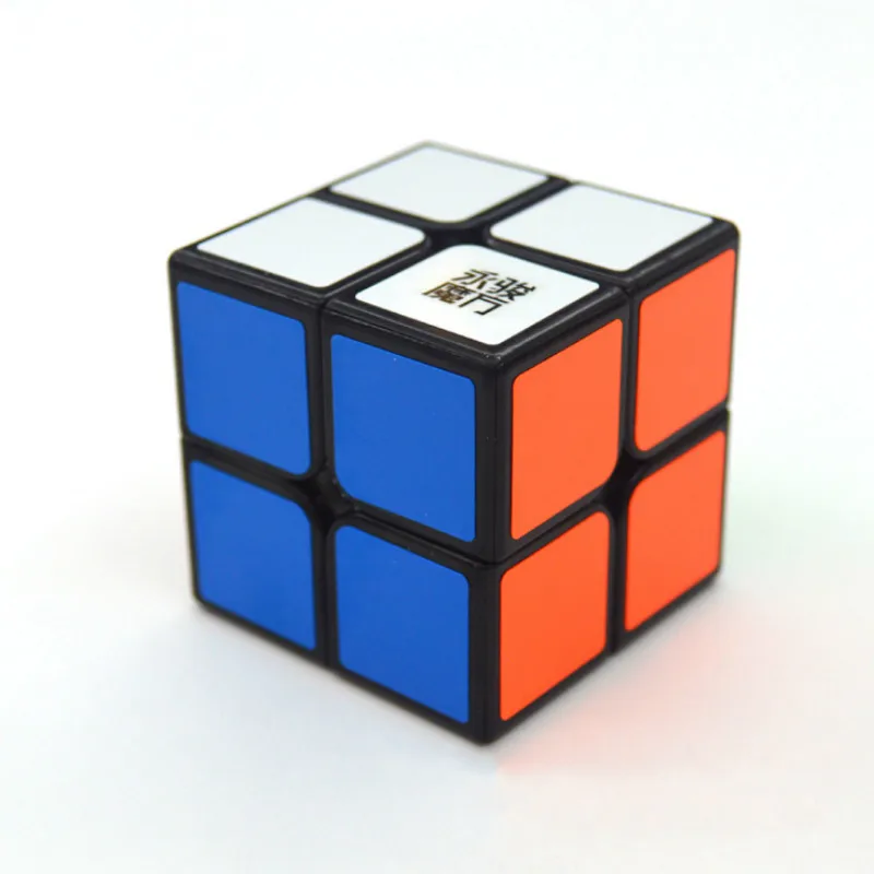 YongJun JY Yupo GuangPo RuiPo 2x2x2 легко играть волшебный куб классический цвет скорость головоломки кубики образования игрушки для детей подарок
