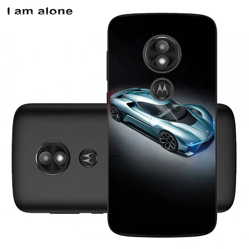 Чехлы для телефонов I am alone для Motorola Moto E5 E5 Plus E5 Play, мягкий ТПУ чехол для мобильного телефона, милые сумки для Moto E5
