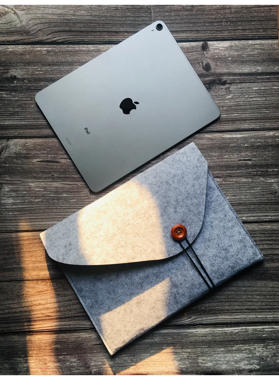 Для iPad Pro 12,9 чехол для планшета шерстяной войлок рукав сумка для нового iPad Pro 12," рукав сумка Противоударная сумка для ноутбука