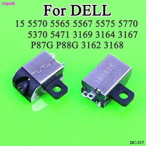 cltgxdd DC Power Jack for DELL Inspiron 15 5565 5567 5370 5471 P87G P88G 3162 3168 3169 3164 3167 DC Connector Laptop Socket