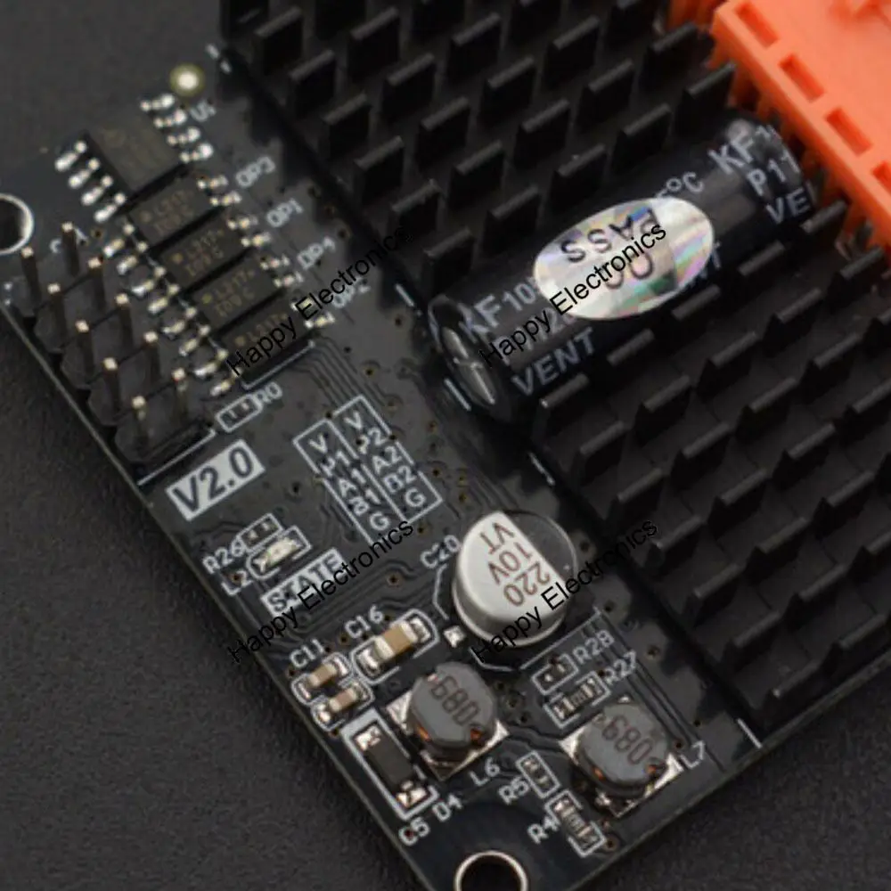 DFRobot Двухканальный драйвер двигателя постоянного тока 37 в 12А совместим с arduino для автоматического робота мехатронной электроники соревнований