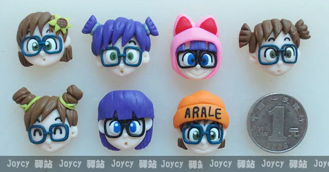 Q-131 бесплатная доставка Arale machine кукла мультяшная силиконовая форма для печенья