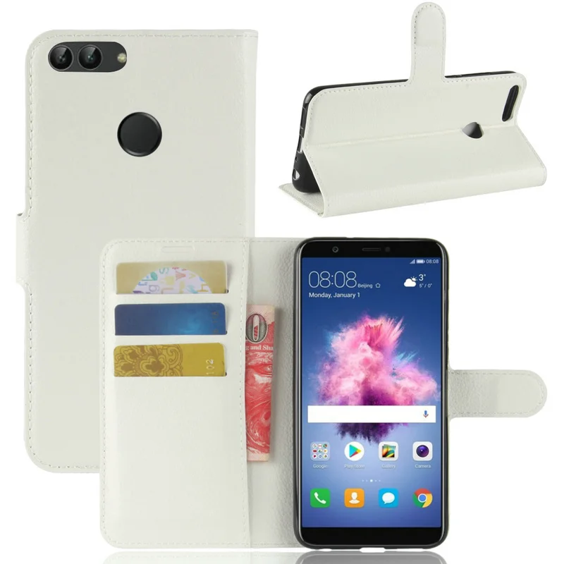 Кожаный чехол с откидной крышкой для Huawei P smart FIG LA1 LX1 LX2 LX3 nova lite 2 L21 Enjoy 7S Бумажник