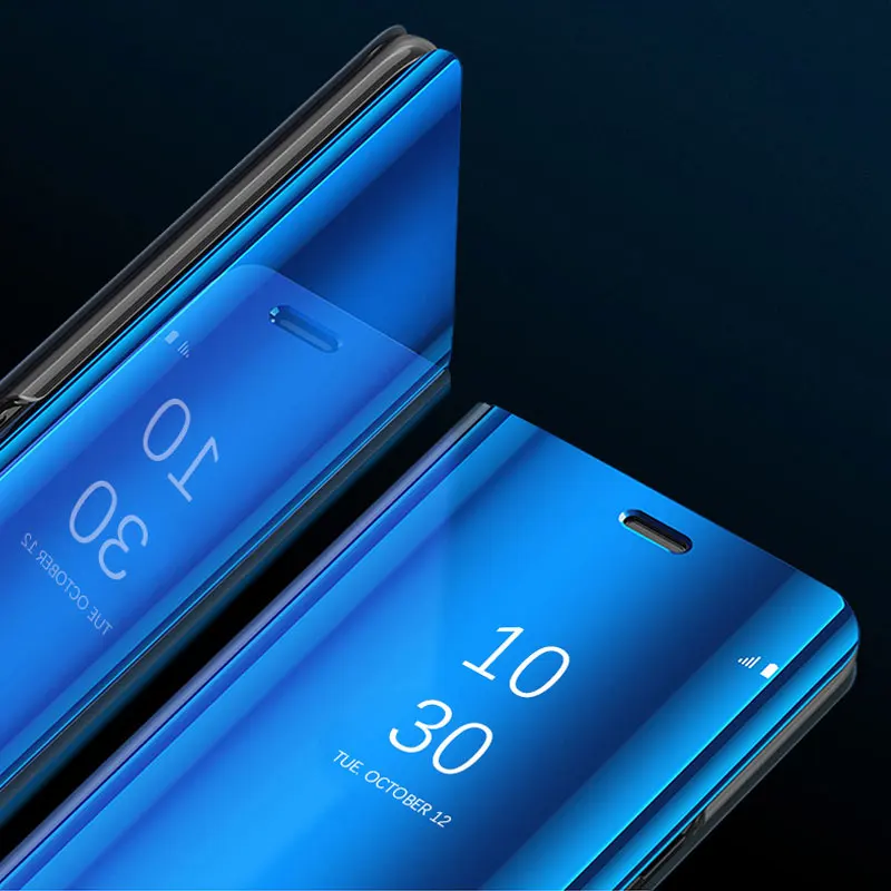 Для OPPO A5S чехол роскошный зеркальный флип-чехол для телефона для OPPO AX5S чехол Кожаный чехол-подставка для OPPO A5S CPH1909 A 5S OPPOA5S чехол s