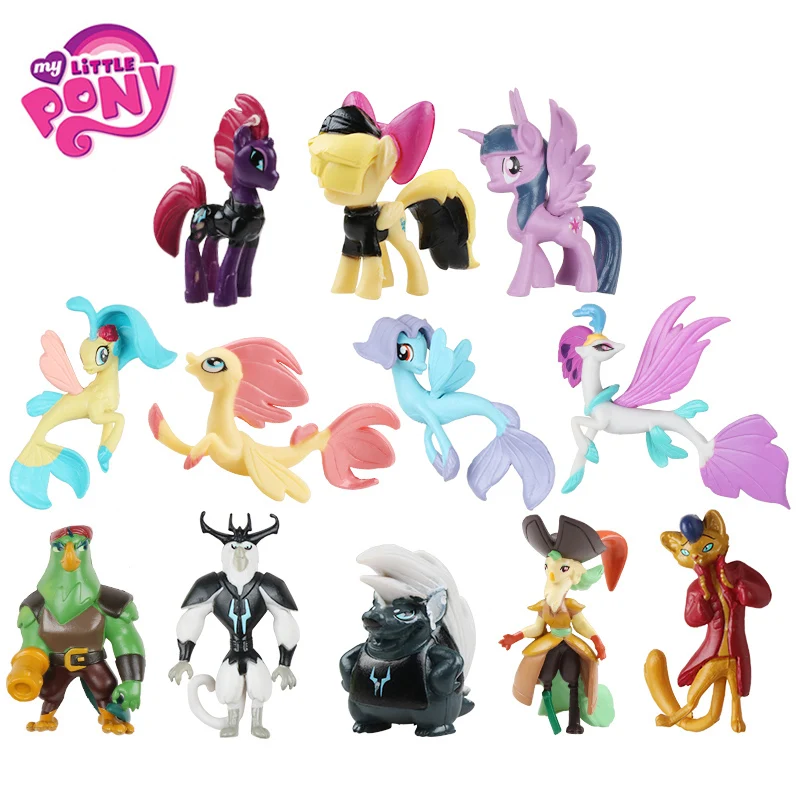 12 шт./компл. игрушки My Little Pony Tempest Shadow сумерки спаркель редкость герои фильма