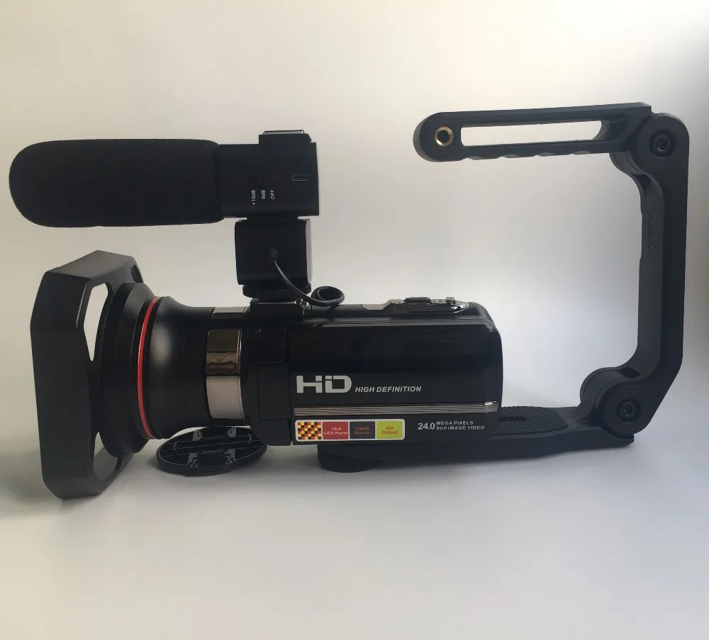 Стиль, профессиональная видеокамера, HDV-301STRM, ночное видение, съемка, 3,0 дюймов, сенсорный экран, 1080 P, HD видеокамера, распознавание лица и улыбки