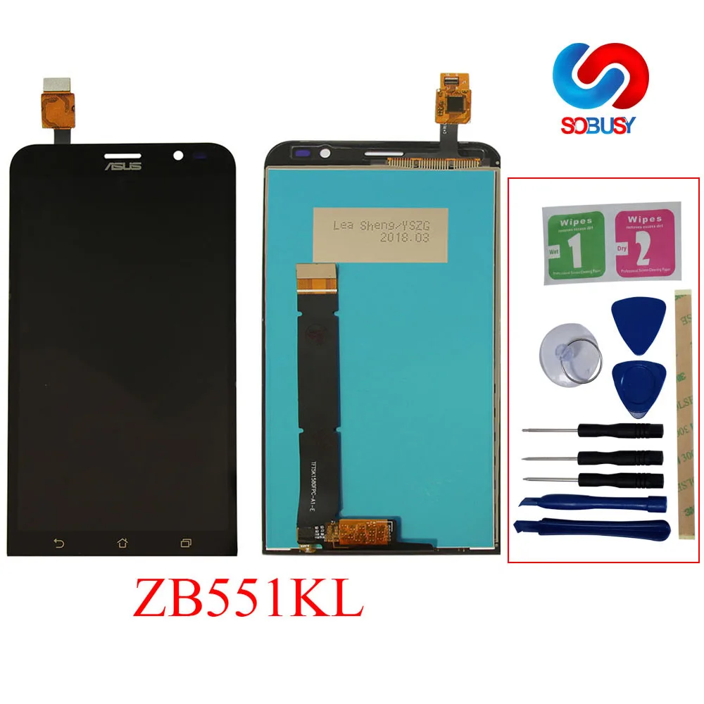 Для Asus Zenfone GO TV ZB551KL X013D X013DB TD LTE ЖК дисплей кодирующий преобразователь сенсорного