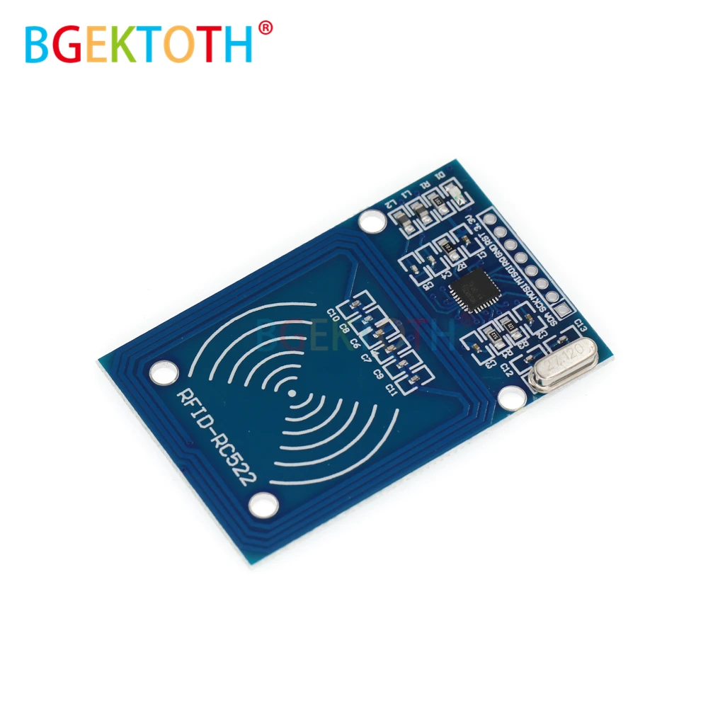 Флуоресцентный радиочастотный модуль RC522 13 56 МГц для arduno SPI Writer Reader IC Card с