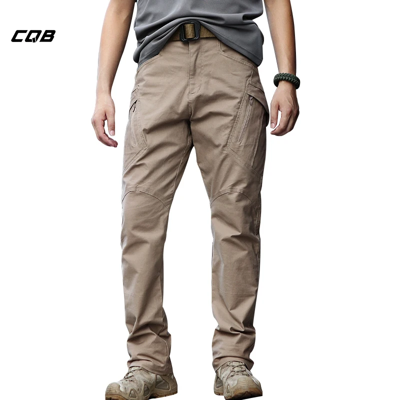 CQB Outdoor Sports Tactical Camping Military IX9 Training Men's Pants for Climbing Hiking Cotton Wear resisting Trousers|hiking pants|outdoor