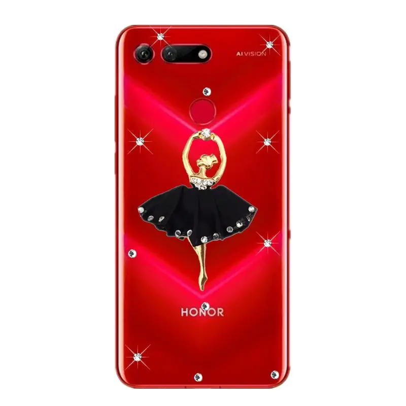 Роскошный блестящий чехол для Huawei Honor View 20 V20 20s 10i 10 9 8 Lite Pro 7X 7S 7C 7A телефона|Бамперы|