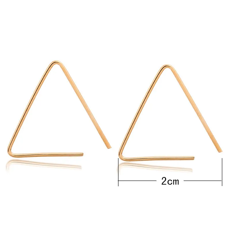 Женские треугольные серьги в стиле ретро геометрические ювелирные изделия