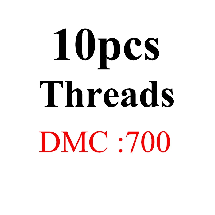 1.2m10pcs-DMC700 Golden Panno DIY DMC 613-725 вышивка нитью нитки 10 шт./лот 1,2 м Набор для вышивки крестом наборы для вышивки крестом 11,12 - Цвет: 1.2m10pcs-DMC700