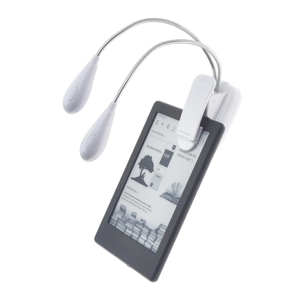 1 шт. USB настольные лампы книги Гибкий Clip On Яркий Лампы для чтения электронных книг