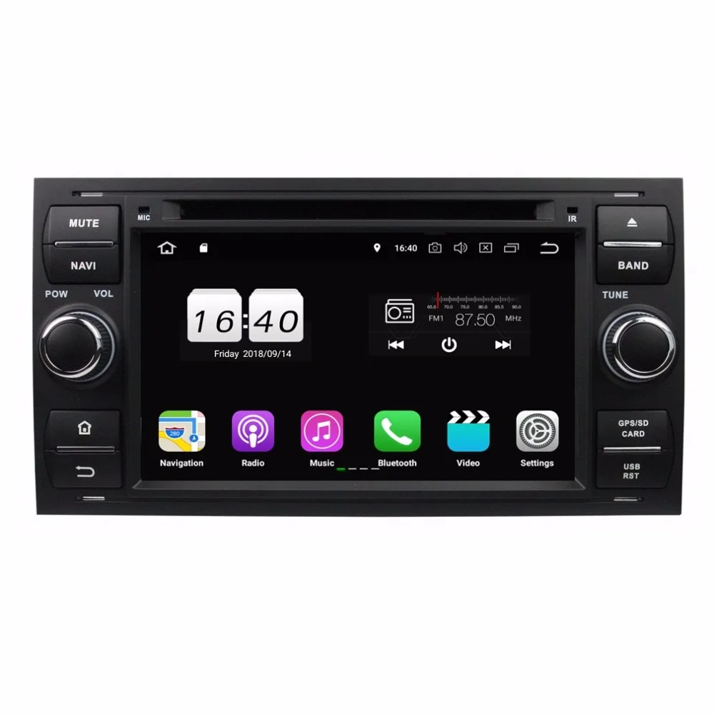 2 din 7 &quotAndroid 8 1 Автомобиль Радио DVD gps мультимедийное головное устройство для Ford Focus