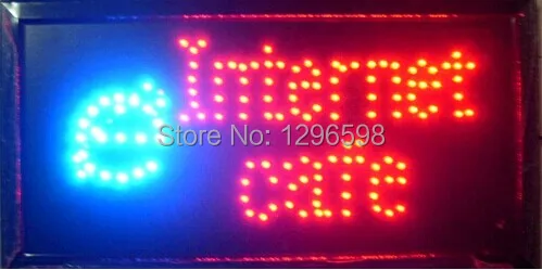 

CHENXI hot sale 10x19 Inch Semi-outdoor INTERNET CAFE store Ultra Bright flashing led electric signs