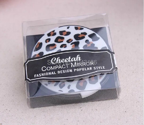 Бесплатная доставка карманное дамское зеркало в виде гепарда компактное для