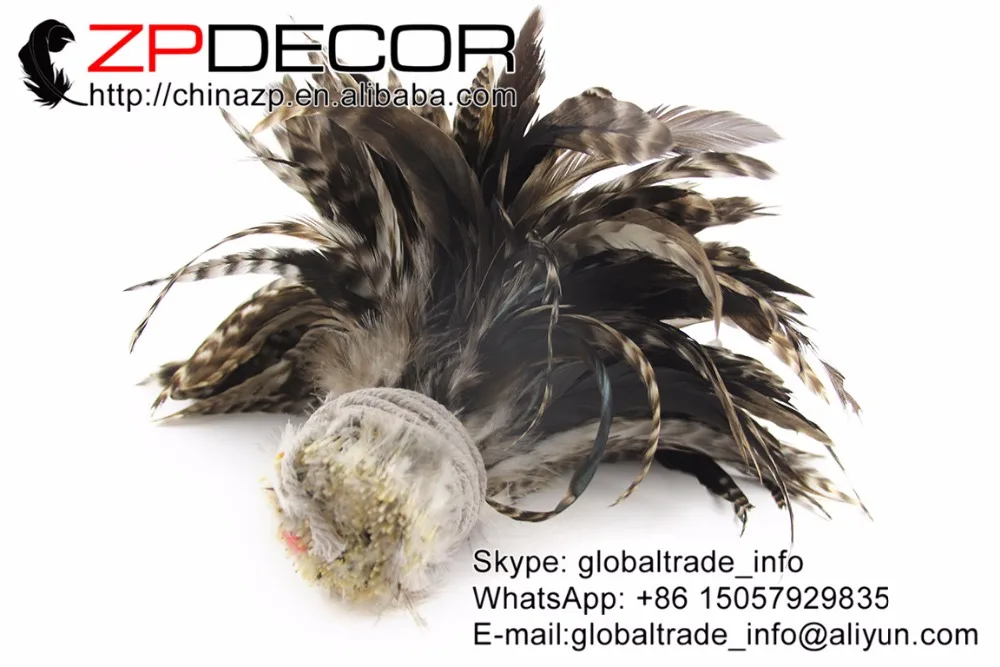 ZPDECOR петух перо фабрика 6-8 дюймов ручная работа высокое качество натуральный и