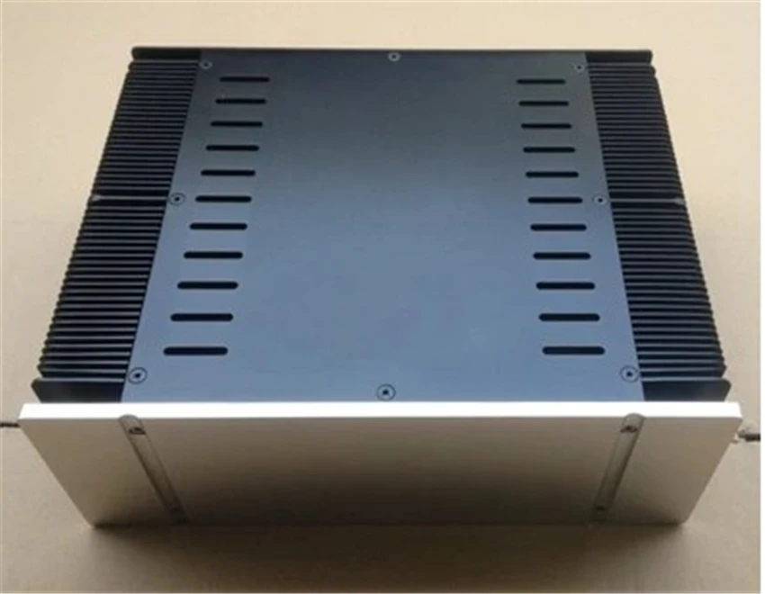 C-011 CNC все алюминиевые шасси чехол коробка шкаф для DIY аудио усилитель мощности 330 мм* 268 мм* 120 мм 330*268*120 мм