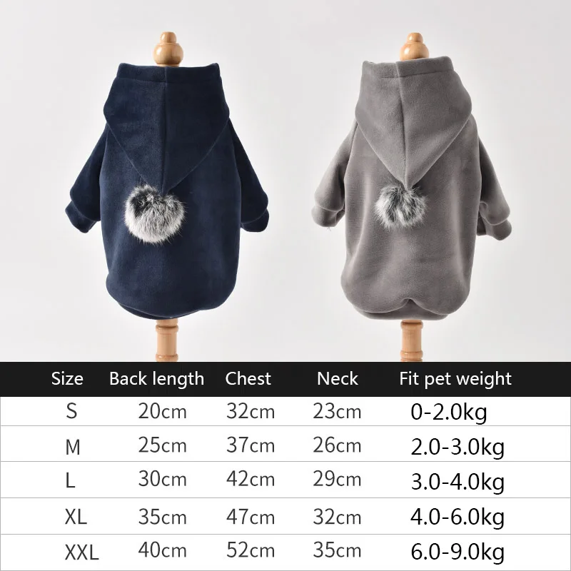 Мягкая супер теплая куртка для собак толстовка с капюшоном одежда кошек пальто