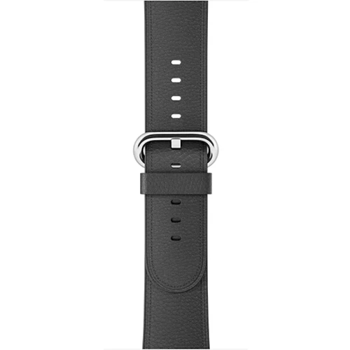 Black Кожаный ремешок для apple watch 38 мм 42 мм iwatch 4 ремешок 44 мм 40 мм Lychee классический браслет ремешок для apple watch 4 3 2 1 - Цвет ремешка: Black