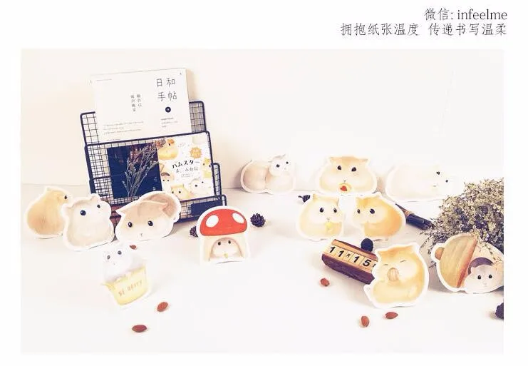 30 шт./упак. новый милый маленький хомячок поздравительная Почтовая открытка на