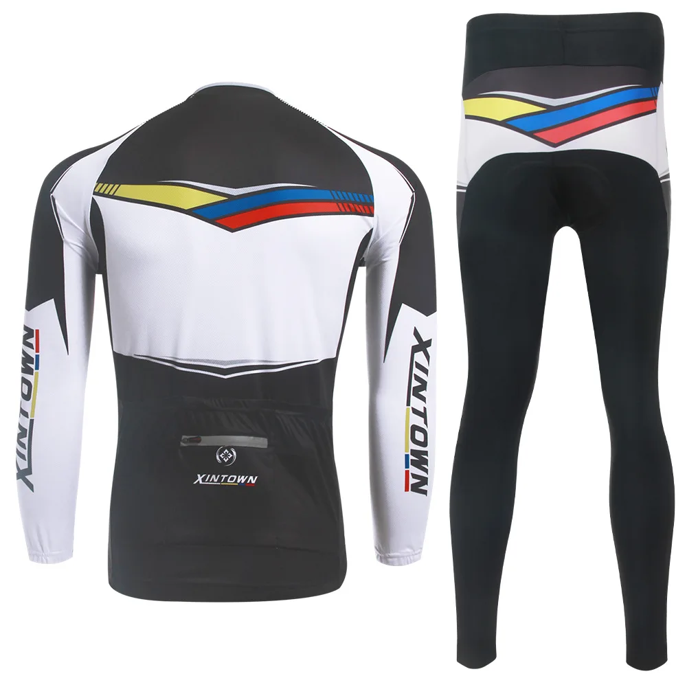 2018 Cycling Jersey Winter Thermal Fleece Team Long Sleeves Set Bike Clothing Sports Suit | Спорт и развлечения