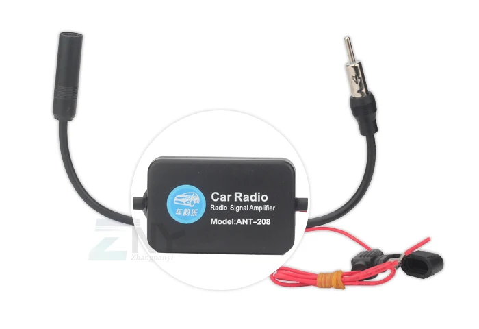 ZNY Универсальная автомобильная антенна 12V авто радио усилитель сигнала авто FM/AM антенный усилитель