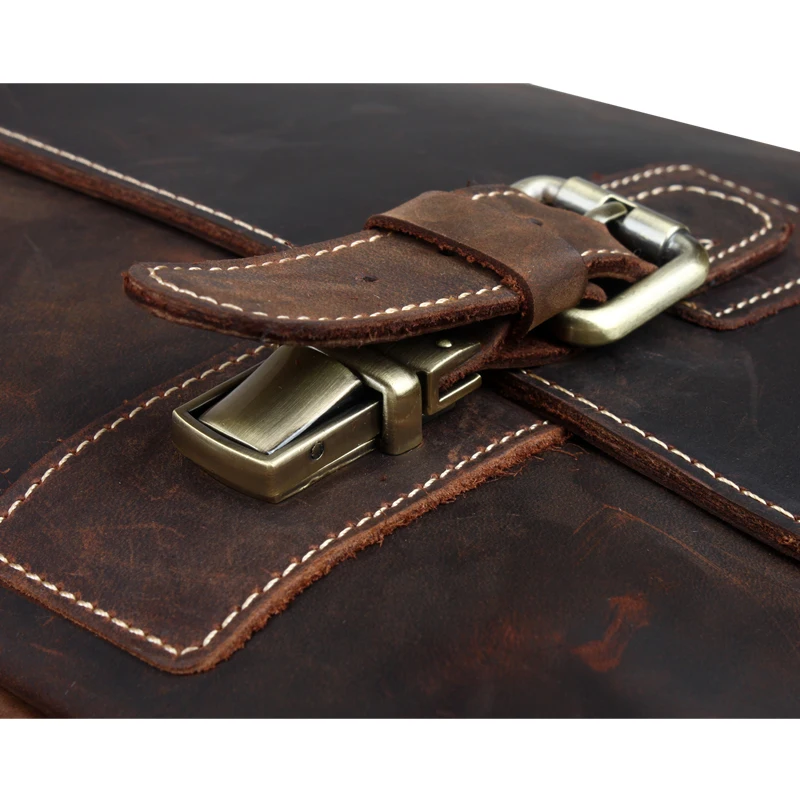 Портфель мужской из натуральной кожи портфель на плечо для ноутбука 15 6 дюйма