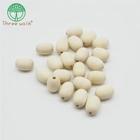 20pcs 3020mm natural wooden beads oval for diy jewelry making loose beads 3020mm