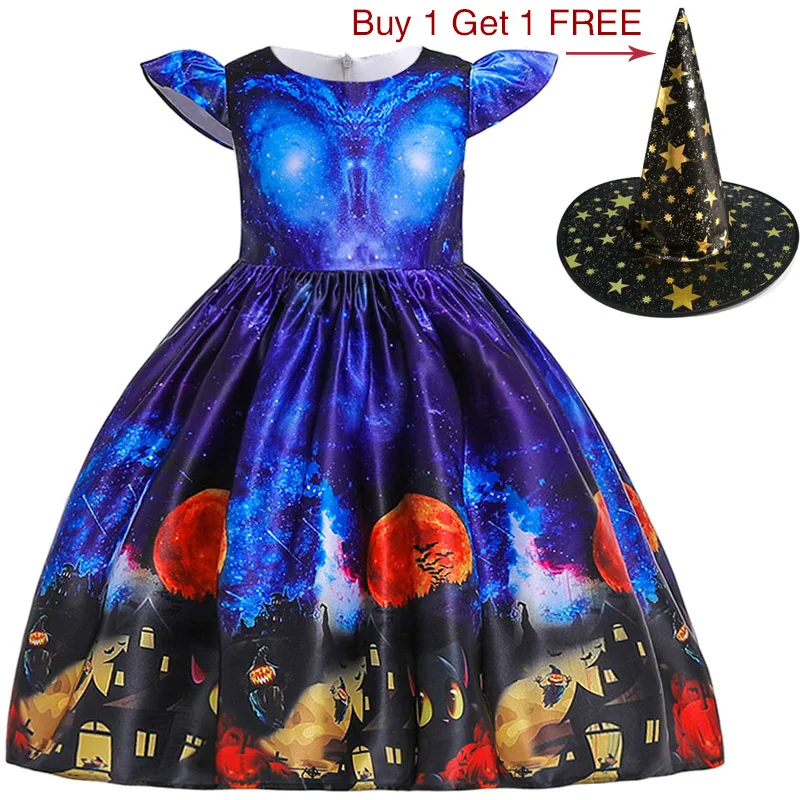 Горячая Распродажа платья для девочек на Хэллоуин вечерние вечеринку сестры