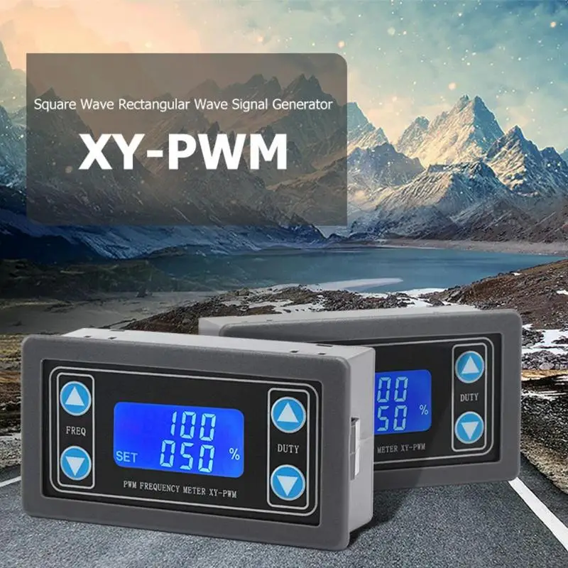 Генератор сигналов цифровой дисплей PWM импульсный Частотный рабочий коэффициент генератор сигналов