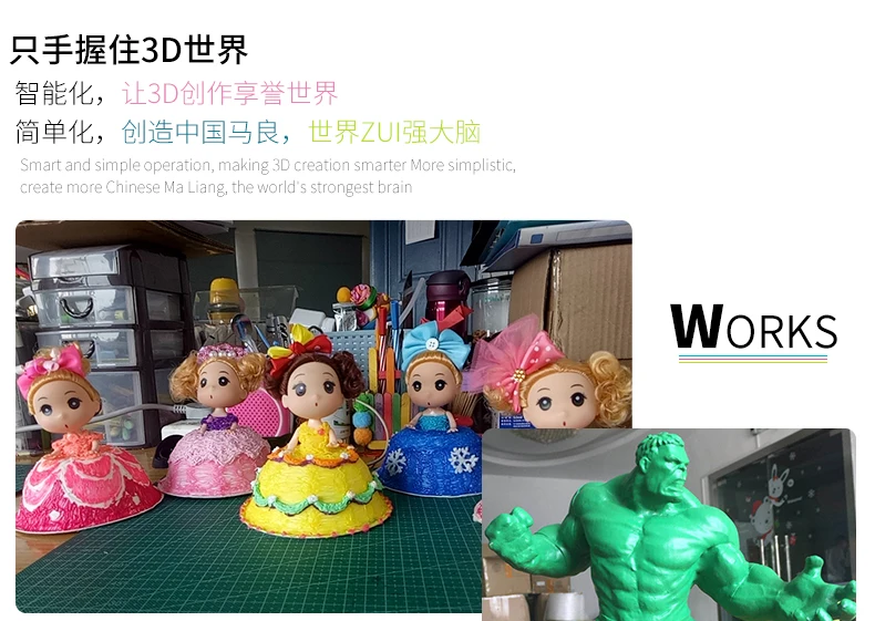 DEWANG OLED 3D Ручка, многоцветная ABS нить, 3d принтер, ручка, рождественские подарки, 3D печать, ручка, 3D ручки, искусство и ремесла