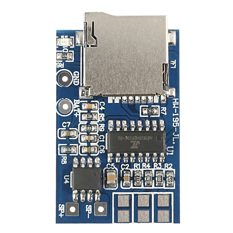 GPD2846A плата MP3 декодера TF карты 2 Вт модуль усилителя 3 7 В/5 В для Arduino GM питания с