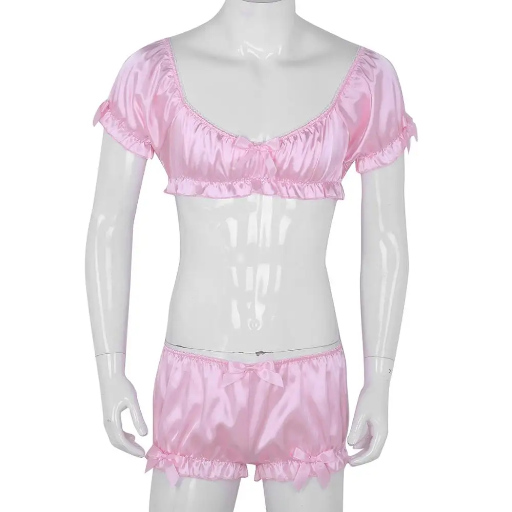 DPOIS мужское экзотическое нижнее белье набор мужская с короткими рукавами