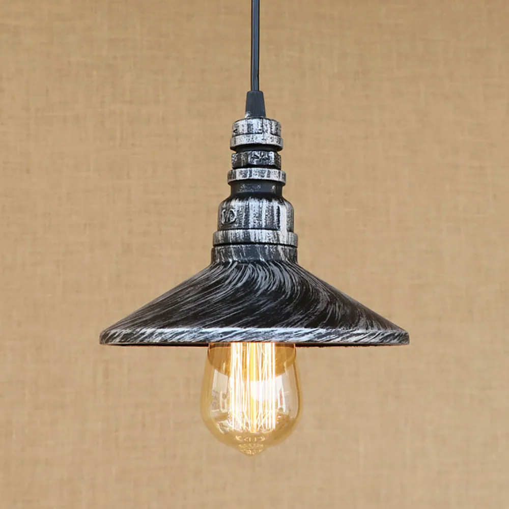 Промышленная железная водопроводная труба Лофт 4 цвета винтажный подвесной