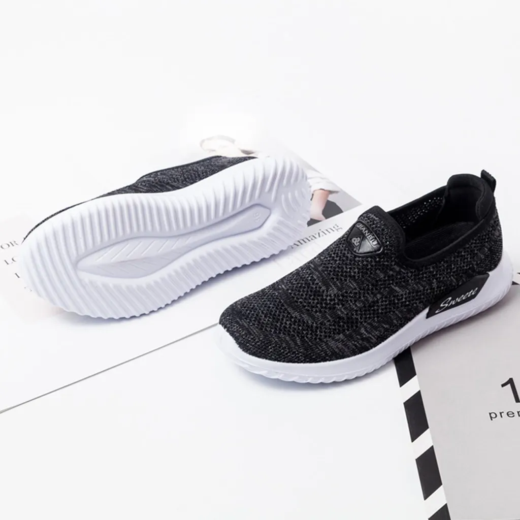 Женские летние дышащие удобные сетчатые кроссовки для бега женские прогулок