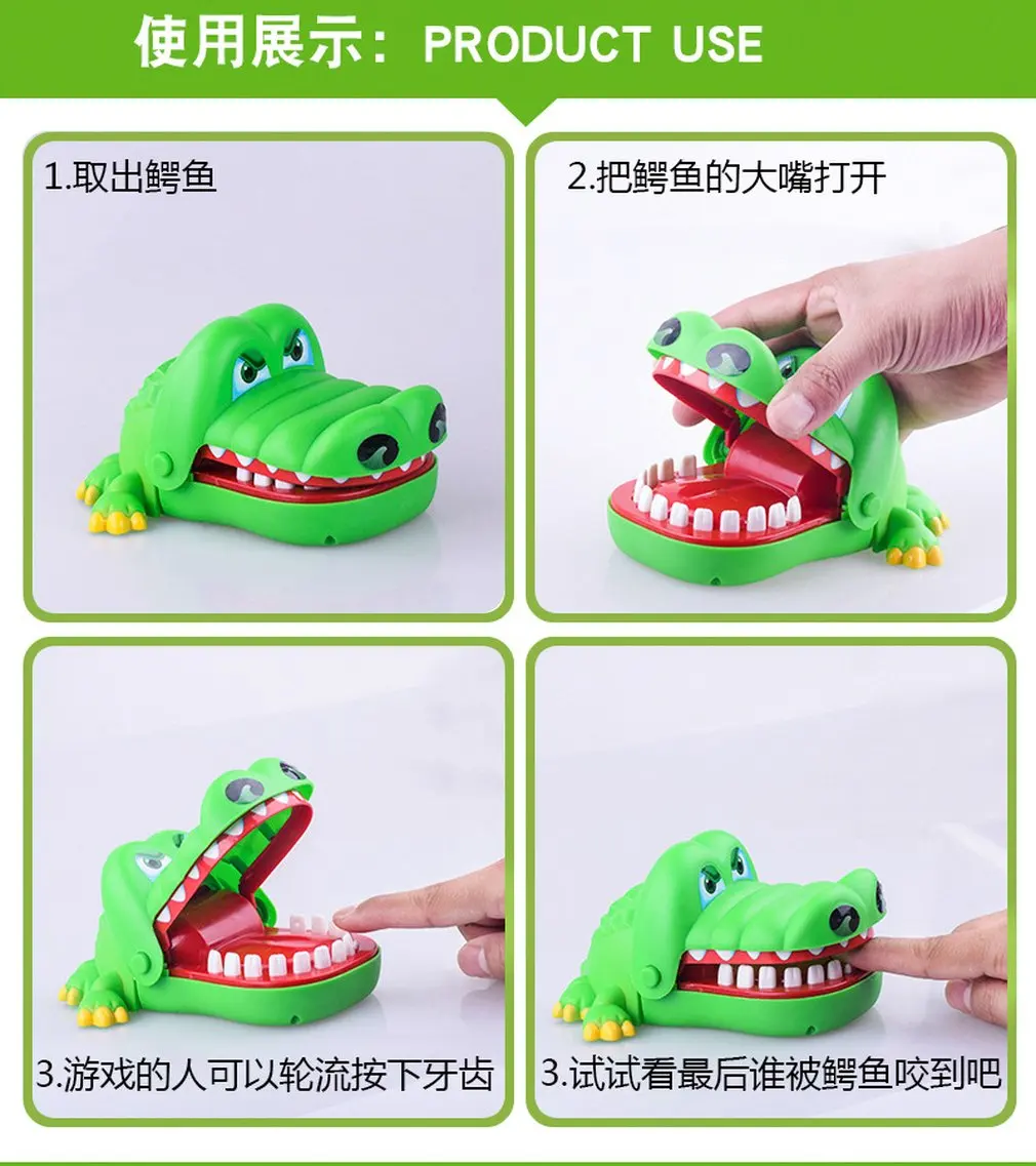 1 шт. Snappy Shark крокодил Соболь собаки игра дантист Классическая кусая ручная