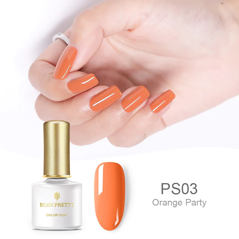 BP-PS03 Серия BORN PRETTY Pumpkin гель для ногтей 6 мл Желтый Оранжевый чистый цвет ногтей отмачиваемый УФ Гель-лак для ногтей лак для осени - Цвет: BP-PS03