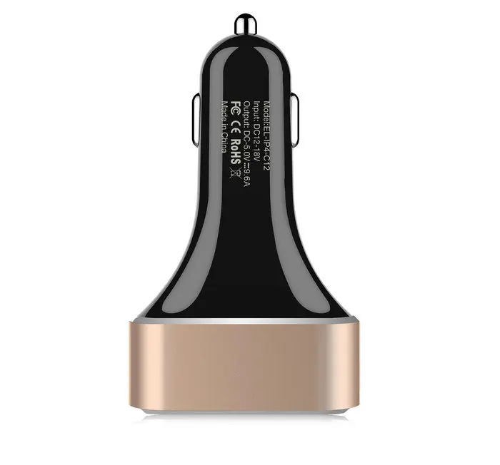 Ldnio 9.6A 4 порта Быстрая зарядка микро USB Автомобильное зарядное устройство с