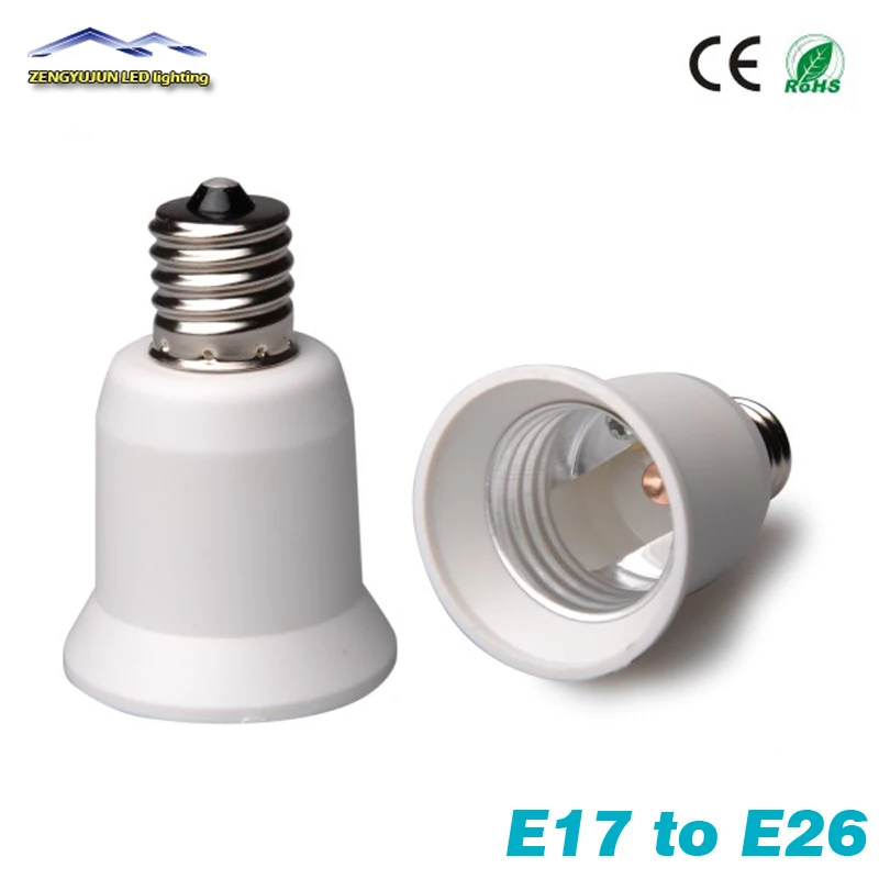 Лампы адаптер E17 к E26/E27 конвертер E26 100 шт./лот|adapter lamp|lamp convertere17 lamp |