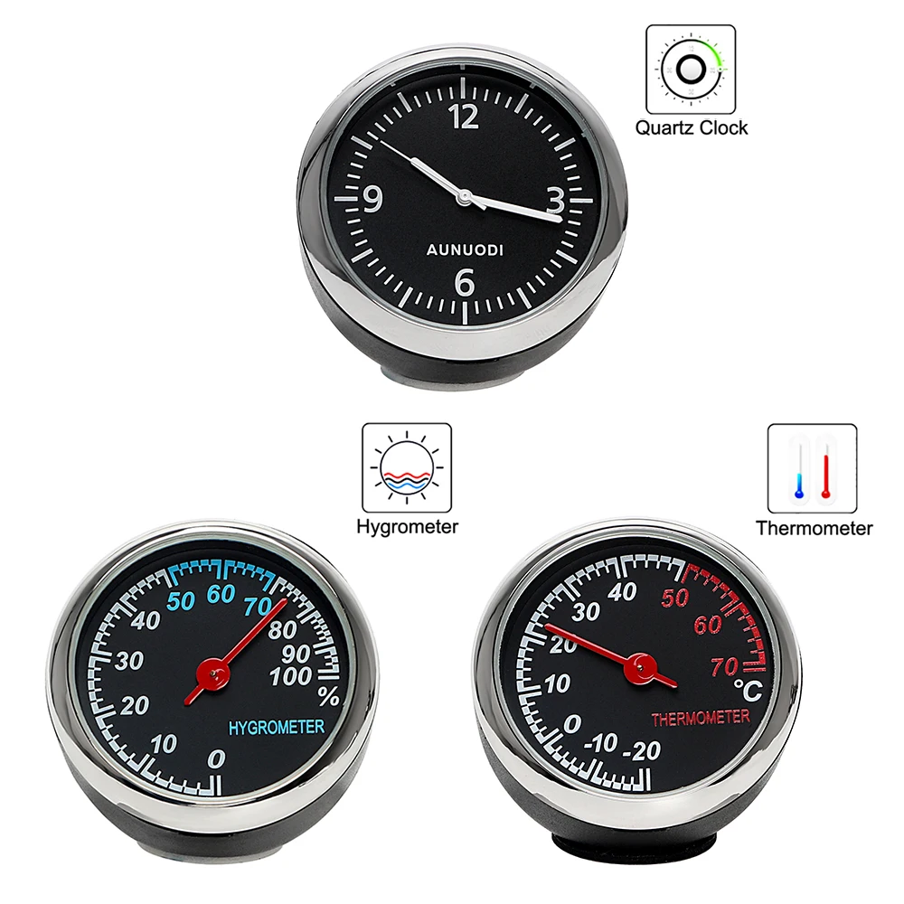 FORAUTO автомобильные цифровые часы с гигрометром термометр автомобильный Стайлинг