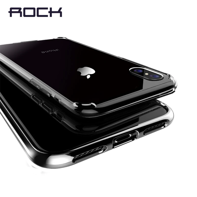 Для iPhone X случае рок чистый серии ультра тонкий жесткий чехол для Crystal Clear Case