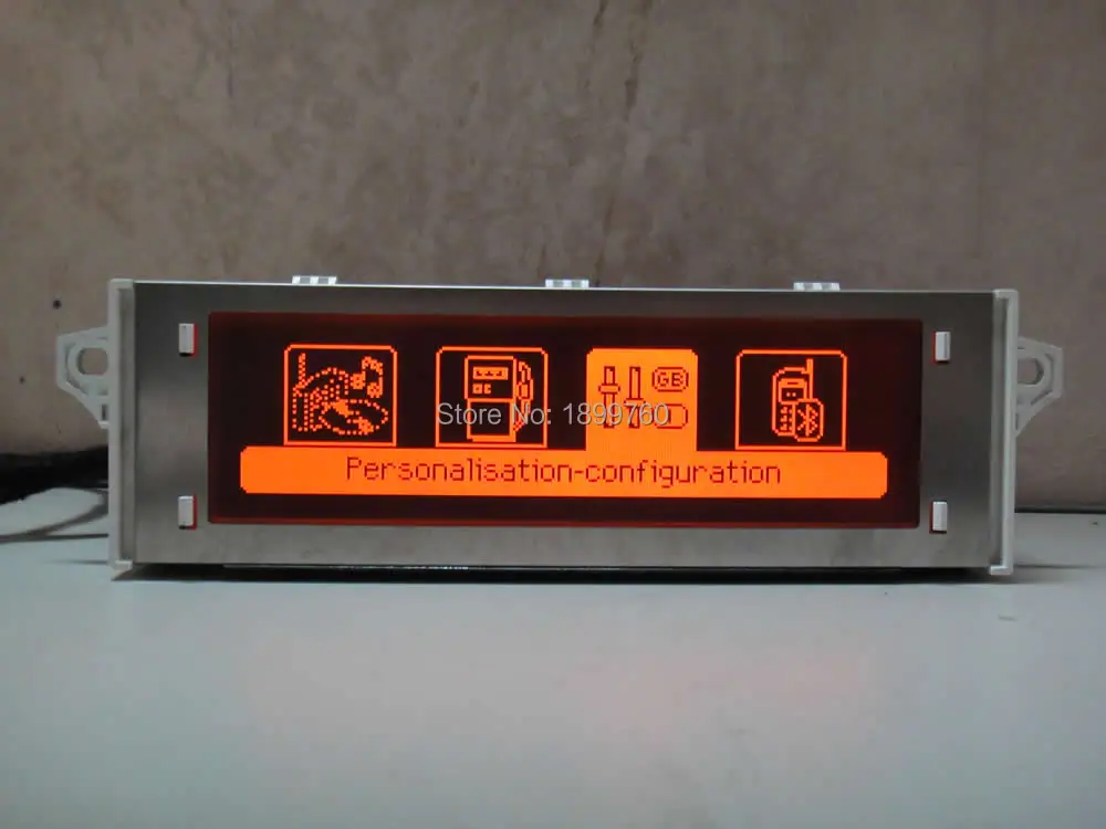 5PCS Car Electronics Red screen support USB Bluetooth Display red monitor 12pin For citroen C4 C5 Peugeot 307 207 408 four menu |