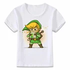 Для детей от одного года до четырех лет ссылку на рубашку послать картридж Zelda Окарина Времени; Детская футболка; Куртка из искусственной кожи для мальчиков и девочек рубашки для малышей, футболки