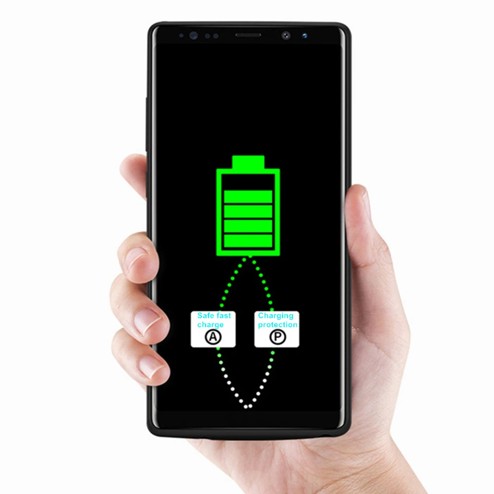 5500 мАч для iphone X XS Аккумулятор Чехол Ультра тонкий резервного копирования