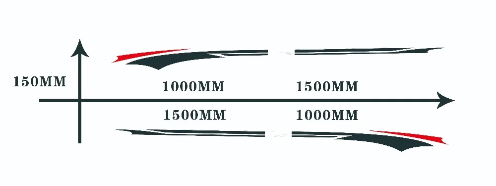 

1 Pair Car Waist Line Sides Skirt Stripe Graphic Vinyl Car Sticker Decals For Audi A3 A4 A5 A7 Q3 Q5 Accessories